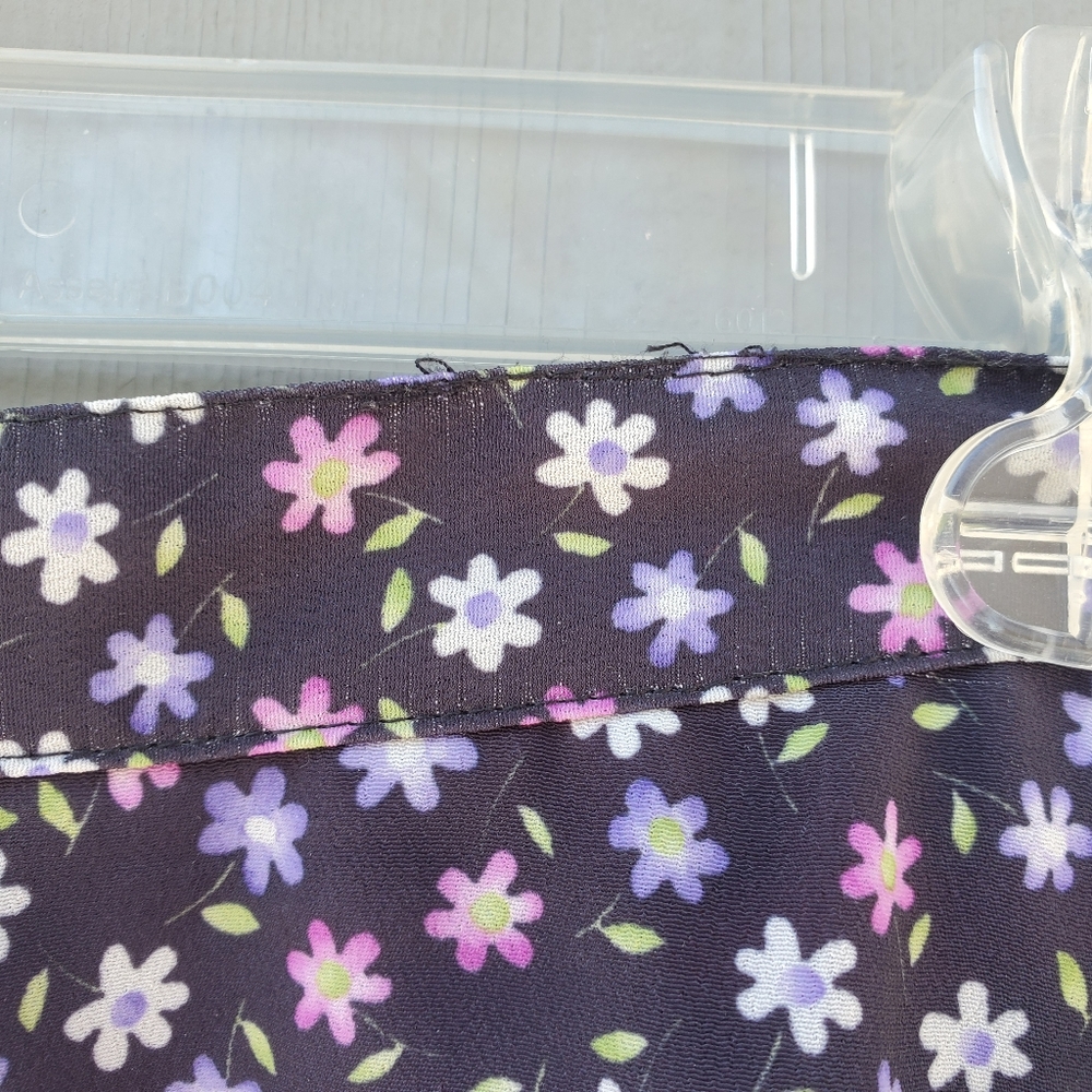 HP!🎉 🔵 Vintage | Floral A-Line Skirt! Size 5 EUC - Picture 4 of 8